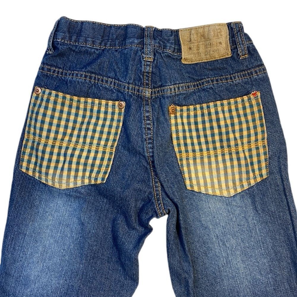 GIORDANO Jeans Plaid Cuffs & Pockets